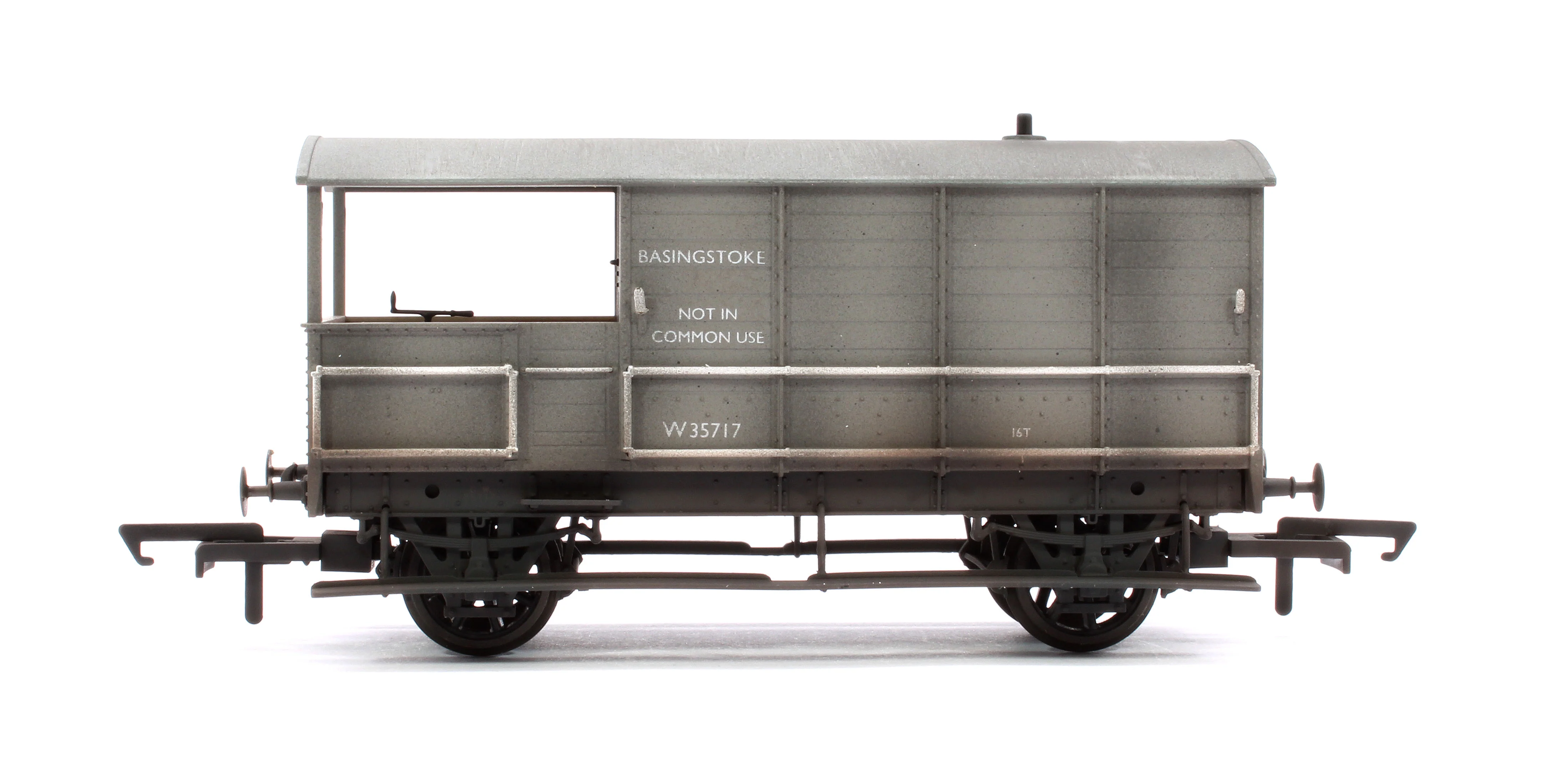 OR76TOB003W Toad Brake Van BR Toad 4 Wheel Basingstoke 35717 - Weathered - Image 2