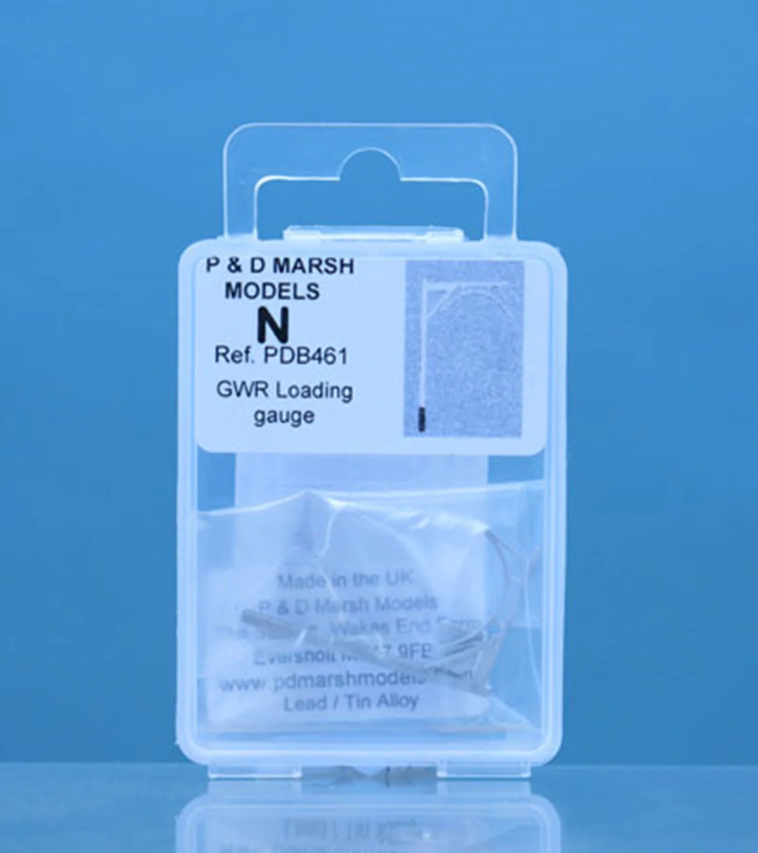 PDB461 N Gauge GWR Loading Gauge - Unpainted - Image 2