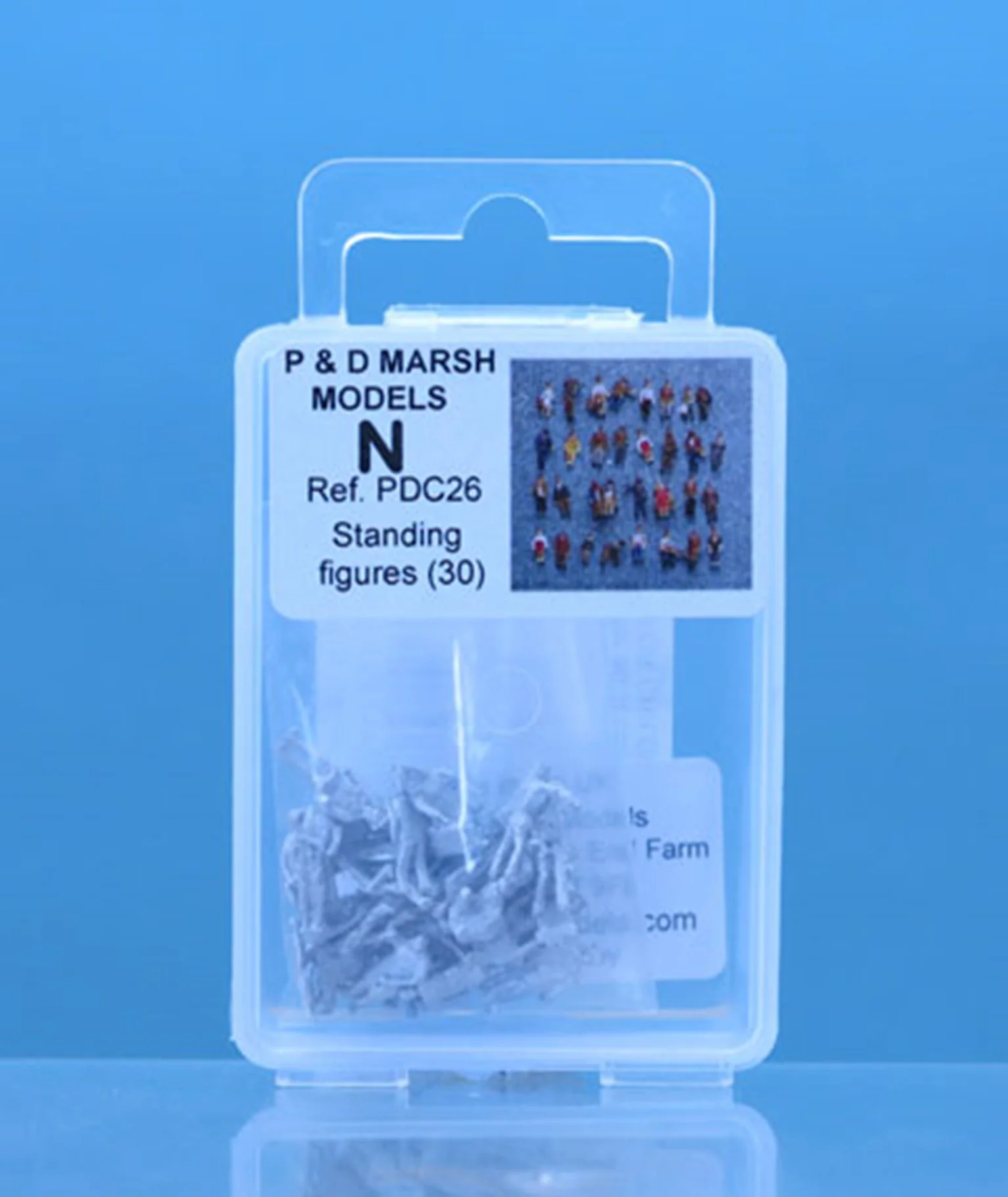 PDC26 N Gauge 30 Standing Figures - UNPAINTED - Image 2