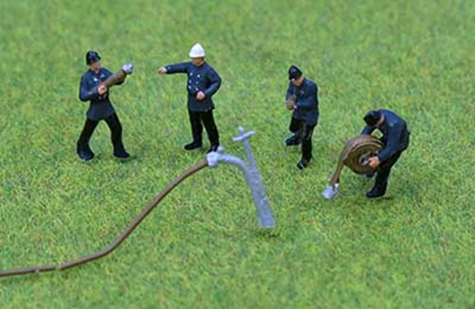 PDZ40 OO Gauge 1950/60 Fire Crew