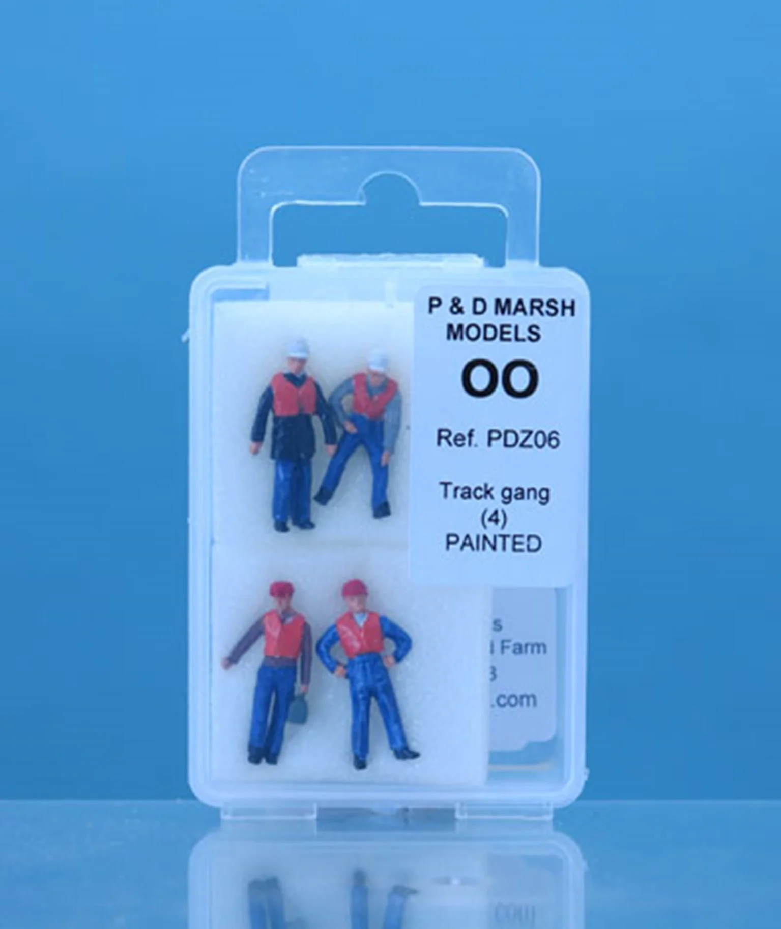 PDZ6 OO Gauge Painted Track Gang - Image 2