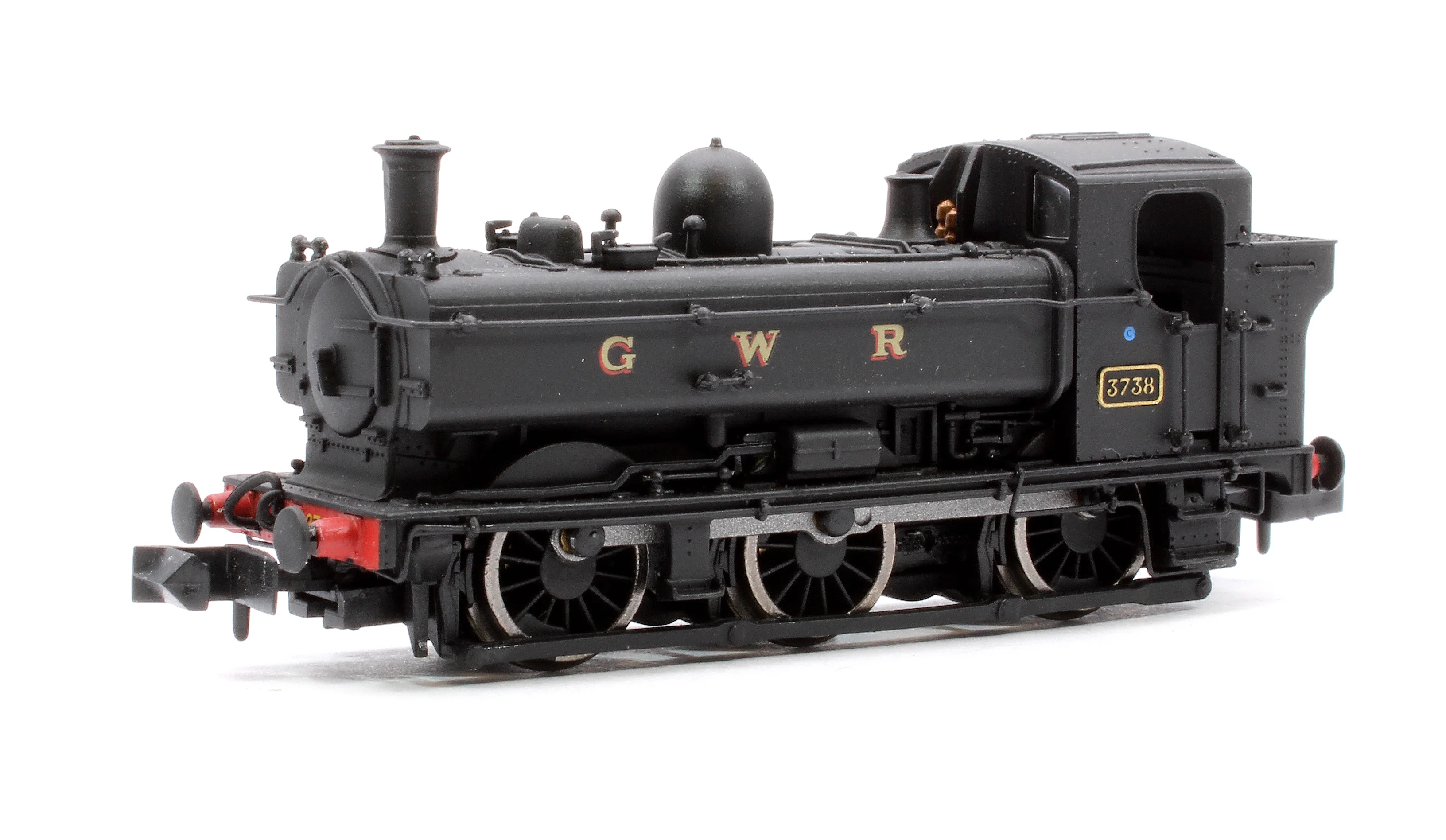 2S-007-032D GWR 57xx 0-6-0 Pannier 3738 GWR Black Lettered GWR - DCC Fitted
