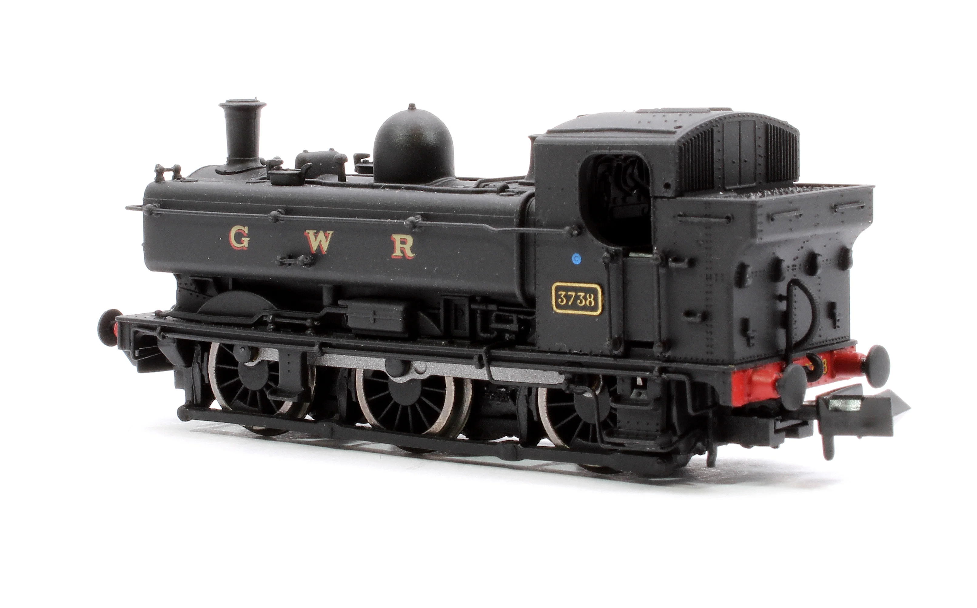 2S-007-032D GWR 57xx 0-6-0 Pannier 3738 GWR Black Lettered GWR - DCC Fitted - Image 2
