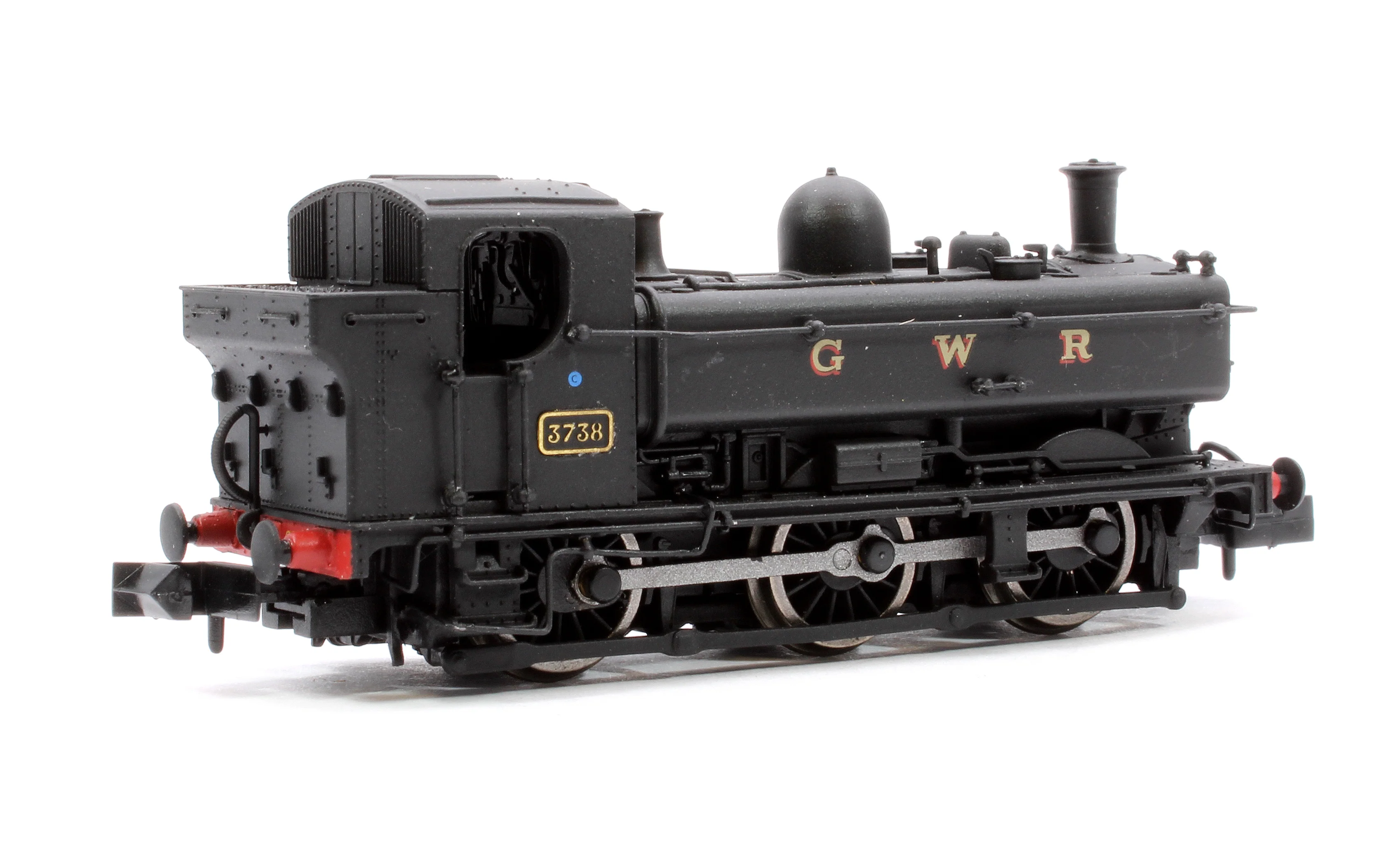 2S-007-032D GWR 57xx 0-6-0 Pannier 3738 GWR Black Lettered GWR - DCC Fitted - Image 3