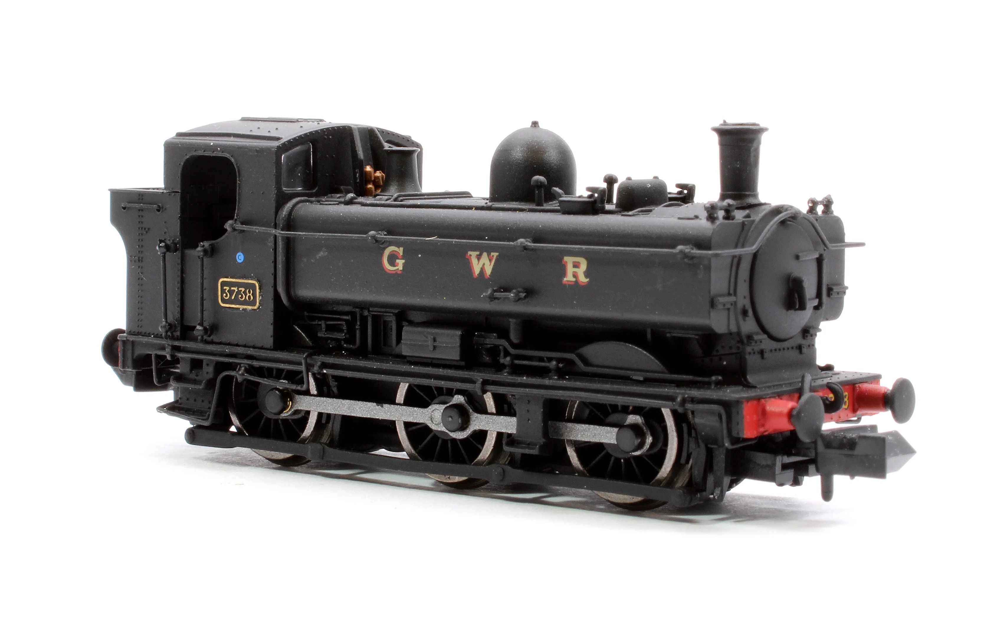2S-007-032D GWR 57xx 0-6-0 Pannier 3738 GWR Black Lettered GWR - DCC Fitted - Image 4