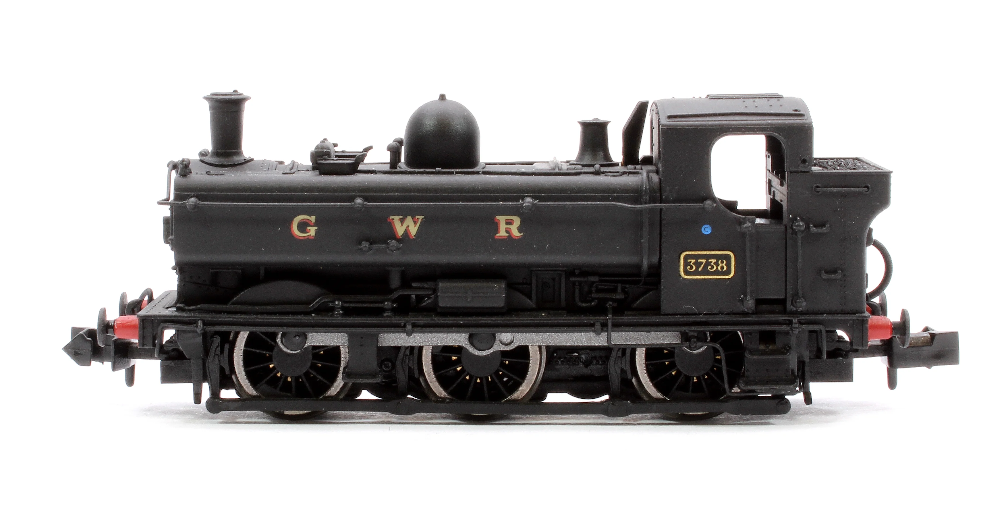 2S-007-032D GWR 57xx 0-6-0 Pannier 3738 GWR Black Lettered GWR - DCC Fitted - Image 5