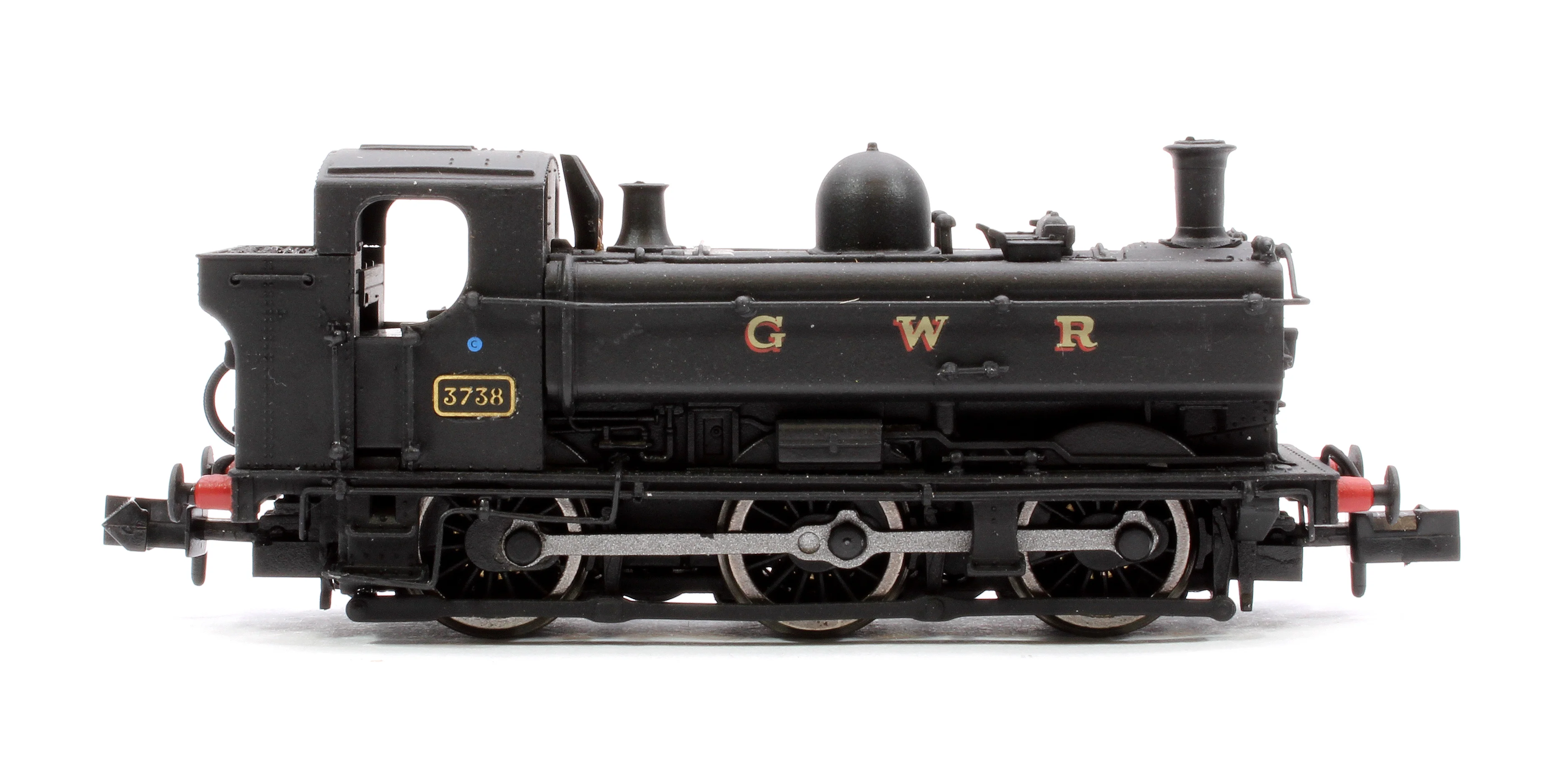 2S-007-032D GWR 57xx 0-6-0 Pannier 3738 GWR Black Lettered GWR - DCC Fitted - Image 6