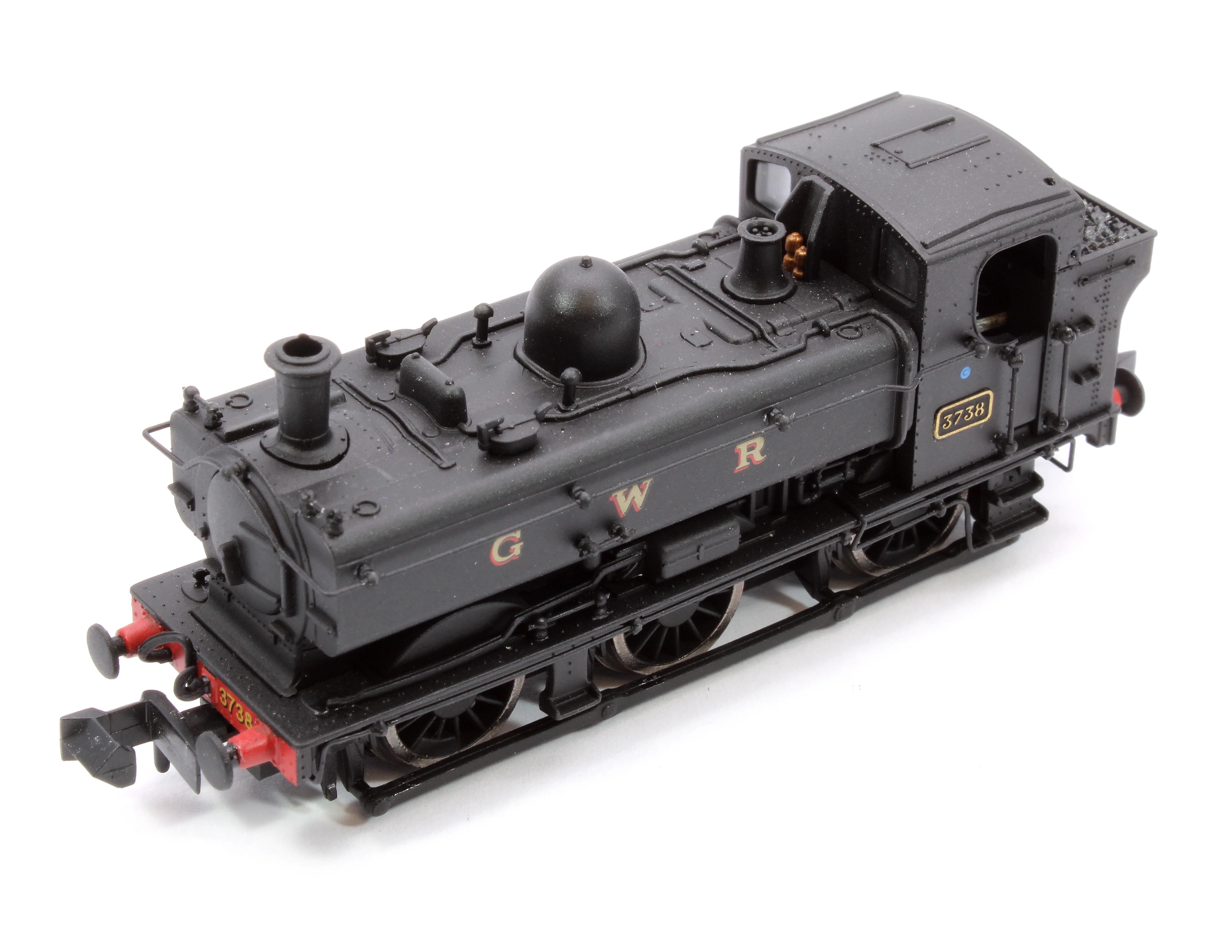 2S-007-032D GWR 57xx 0-6-0 Pannier 3738 GWR Black Lettered GWR - DCC Fitted - Image 7