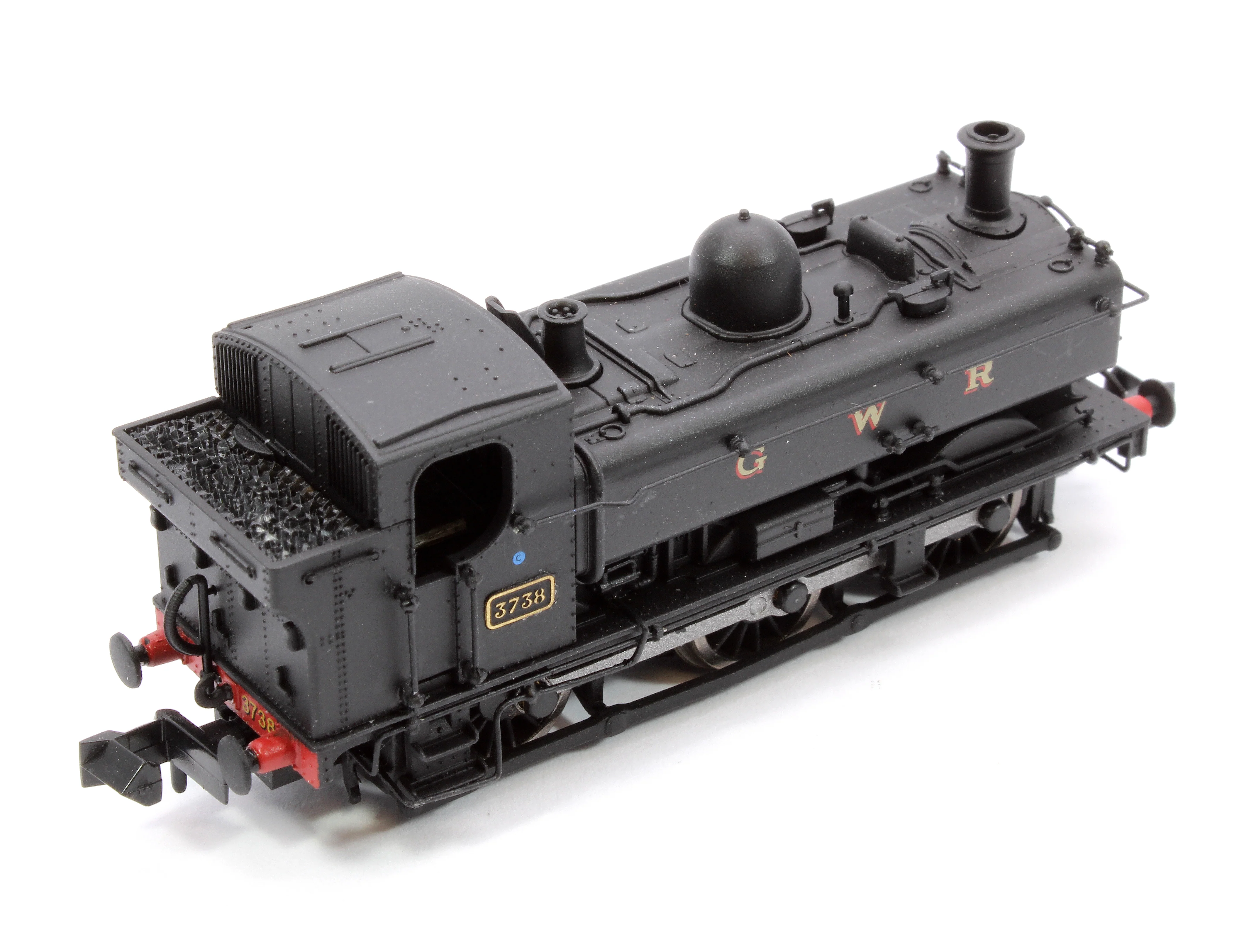 2S-007-032D GWR 57xx 0-6-0 Pannier 3738 GWR Black Lettered GWR - DCC Fitted - Image 8