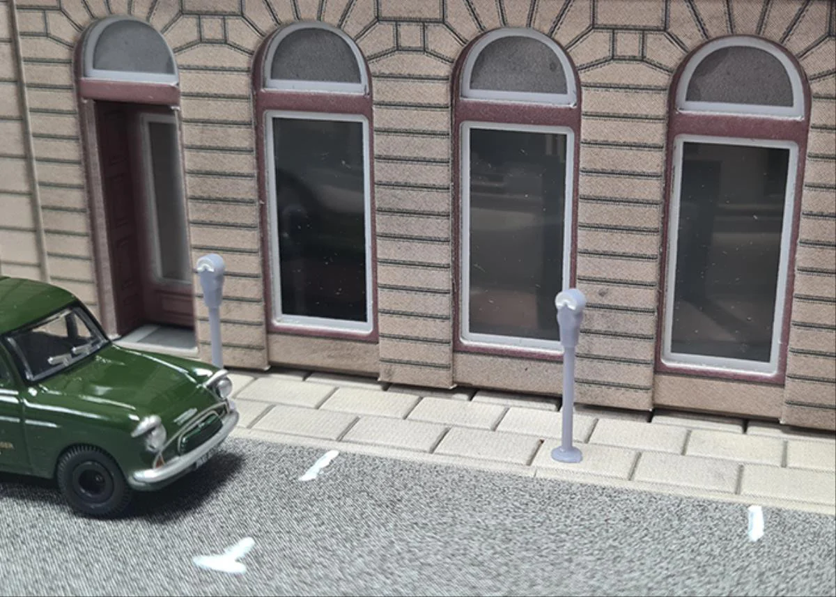 GM471 Parking Meters 6pcs (Pre-Built) - OO Gauge - Image 2