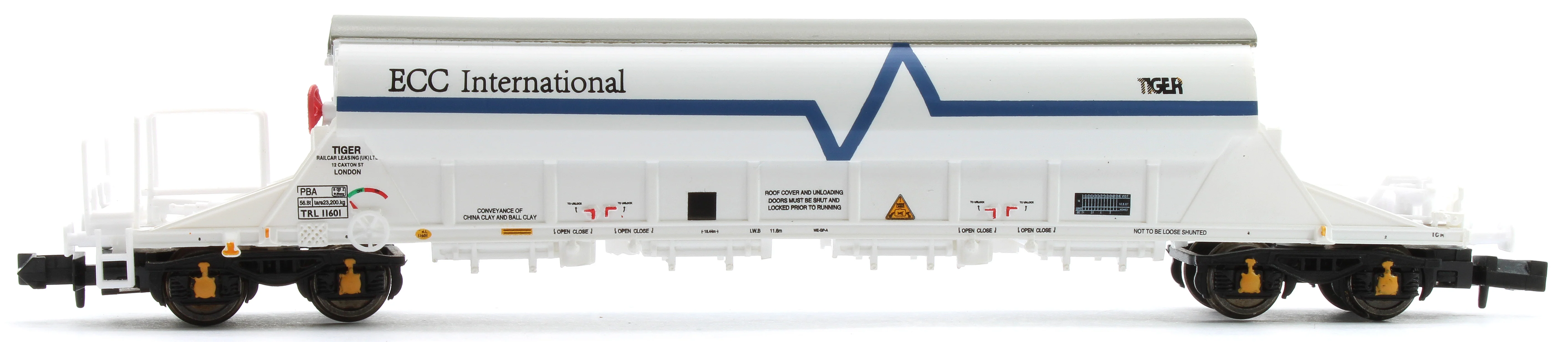 E87528 PBA Tiger TRL 11601 ECC International White - Image 2