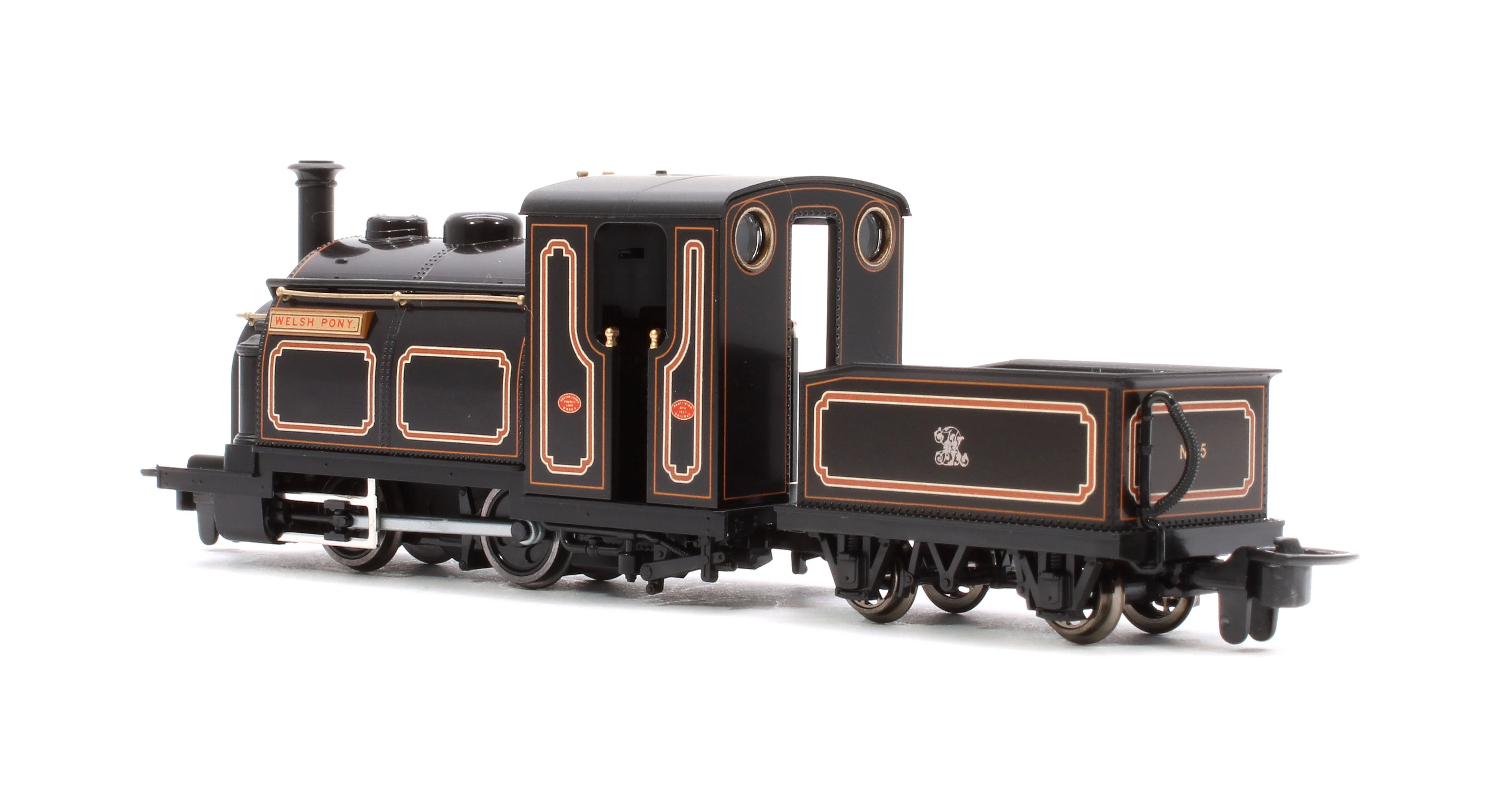 51251D Kato/Peco Ffestiniog Railway Large England “WELSH PONY” Locomotive (Purple Brown) - Image 2