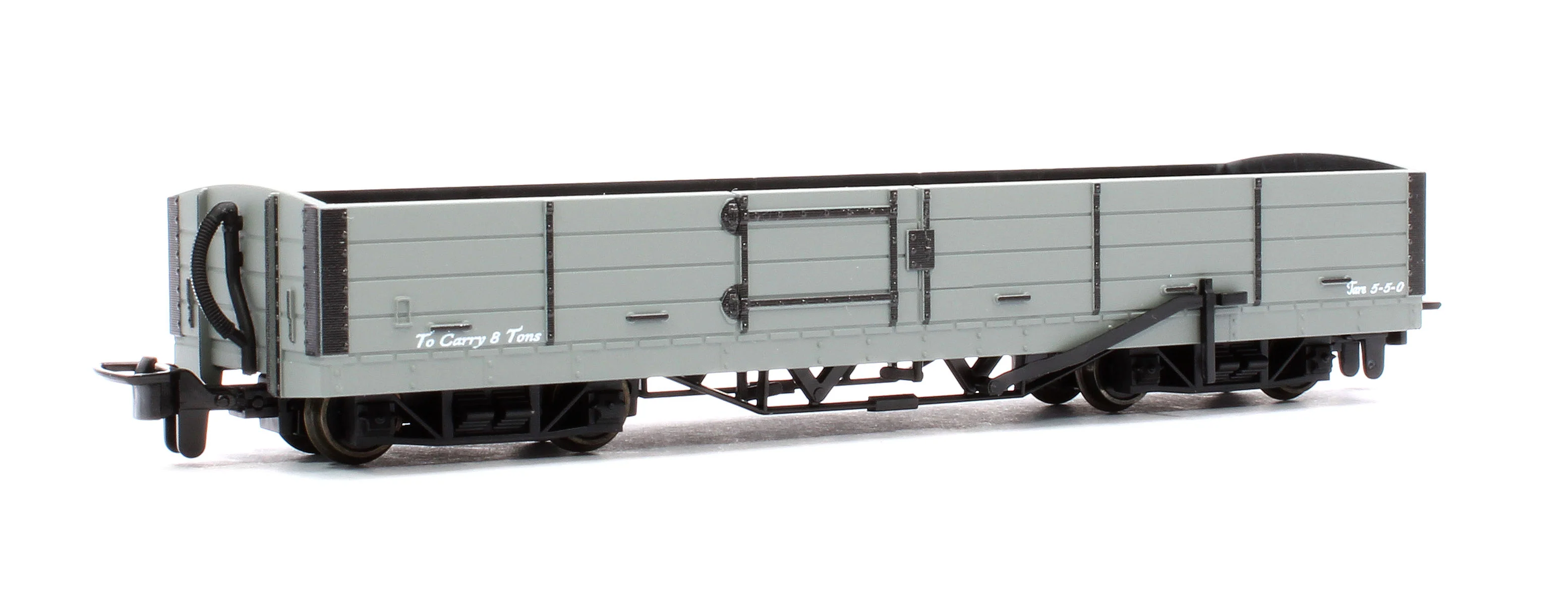 GR230U OO-9 Bogie Open Wagon Grey Unnumbered