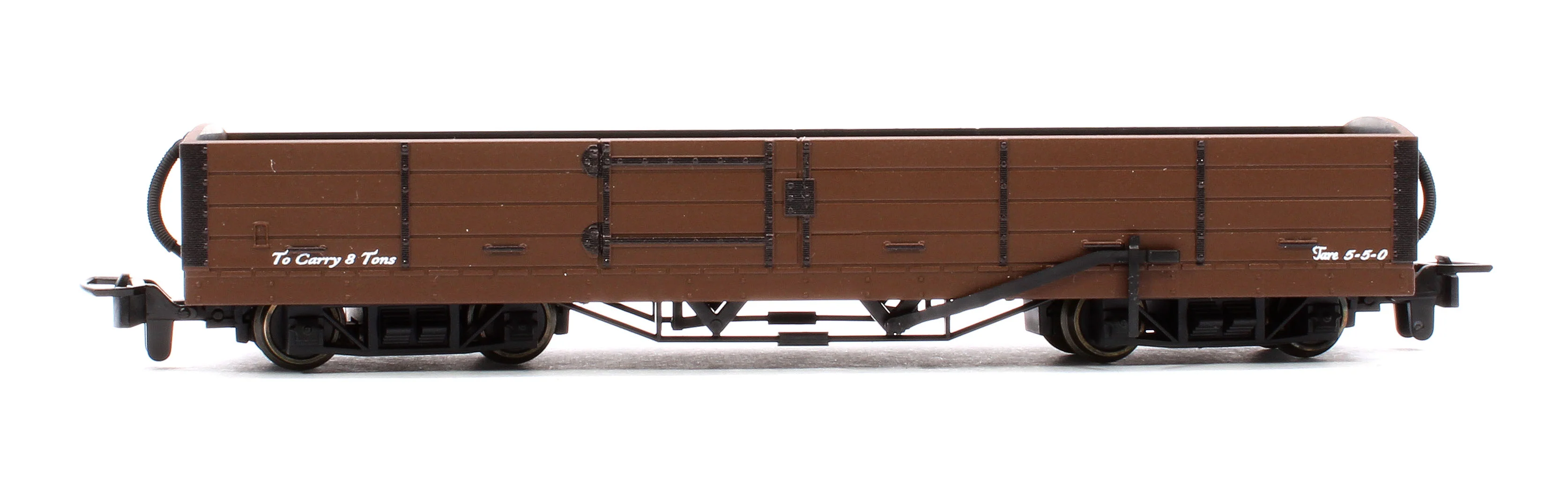 GR231U OO-9 Bogie Open Wagon Brown Unnumbered - Image 2