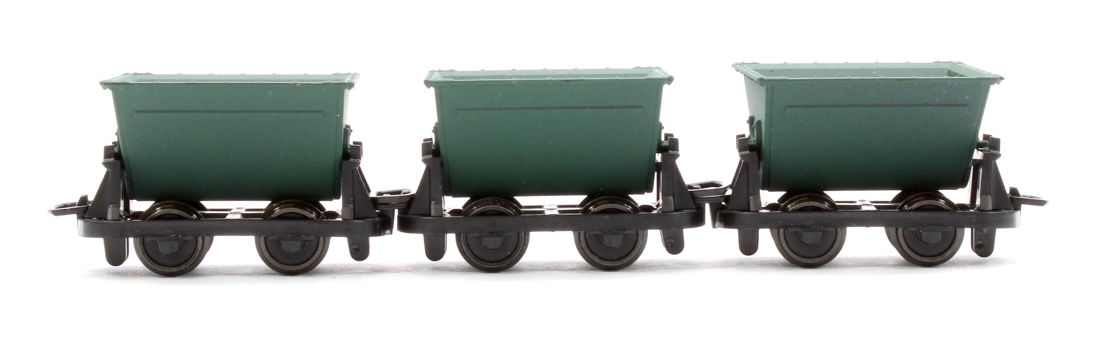 GR333 Pack of 3 Hudson "Rugga" V-Skip Wagons - Green - Image 7