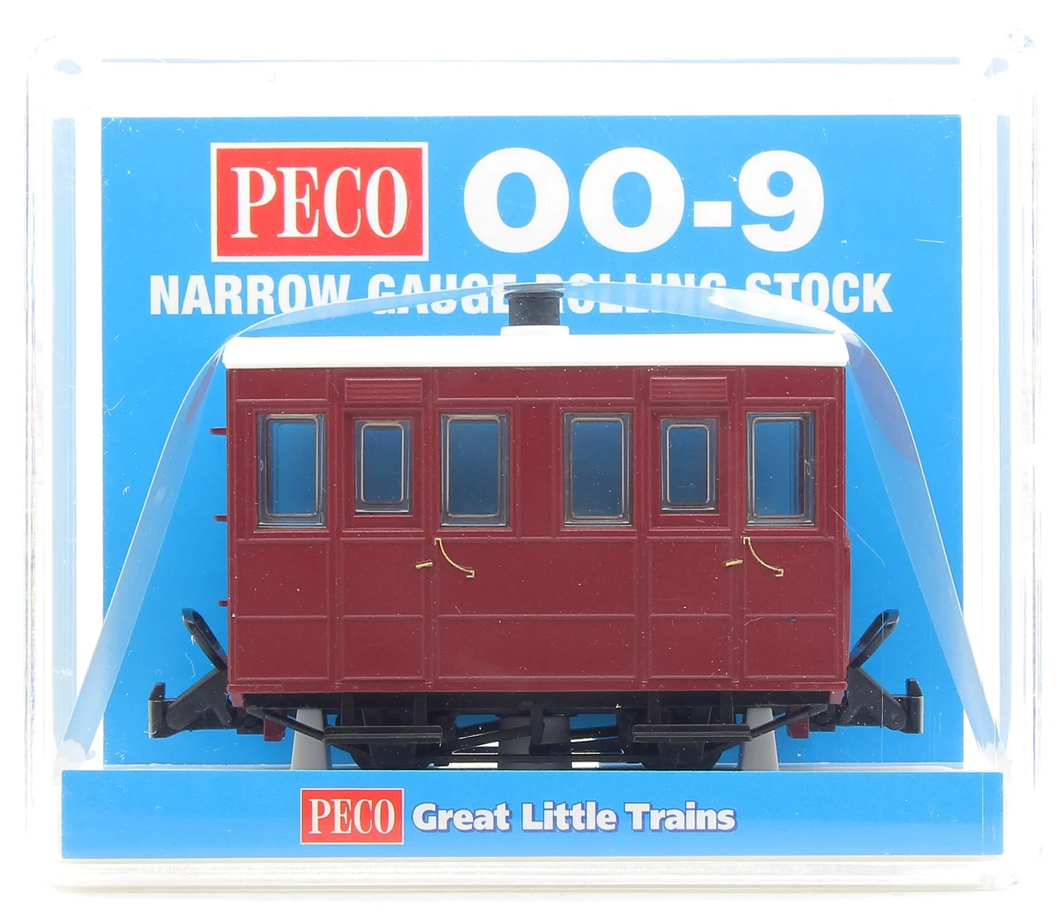 GR500UR GR-500UR - GVT 4-wheel enclosed side coach - plain red - Image 4