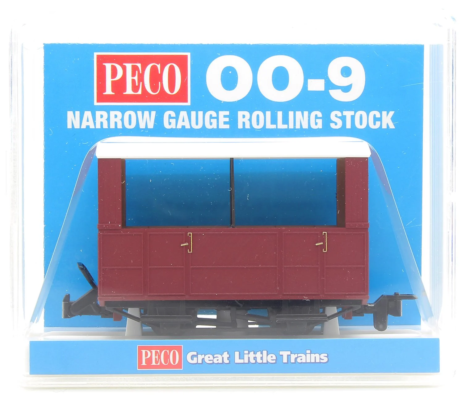 GR520UR GR-520UR - GVT 4-wheel open side coach - plain red - Image 4