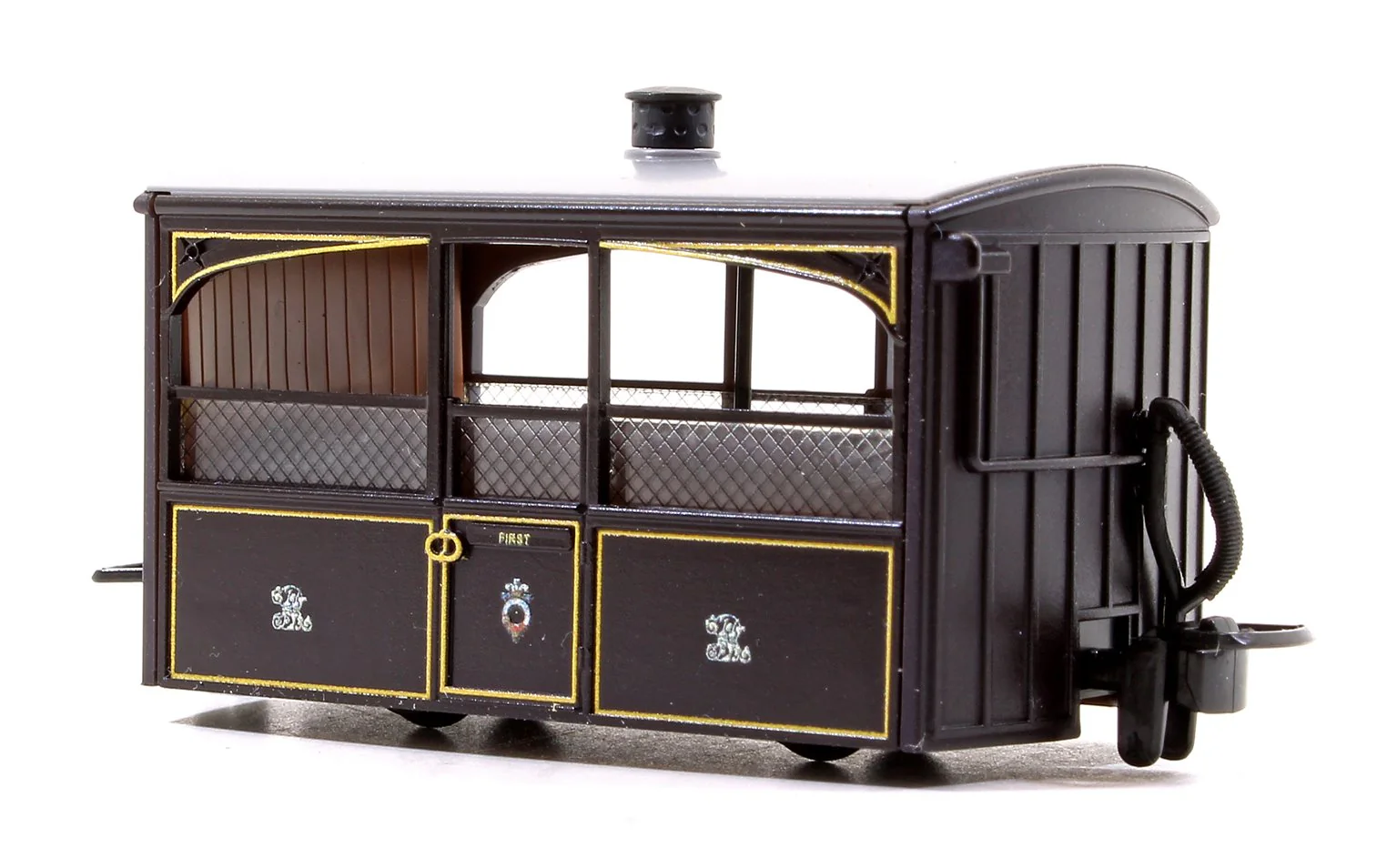 GR560 Ffestiniog 'Bug Box' Zoo Car Coach, FR Victorian Plum & Cream - Image 2