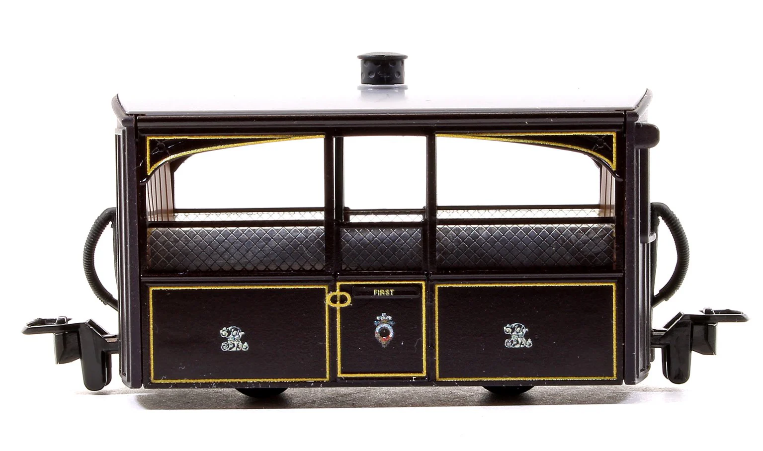 GR560 Ffestiniog 'Bug Box' Zoo Car Coach, FR Victorian Plum & Cream - Image 3