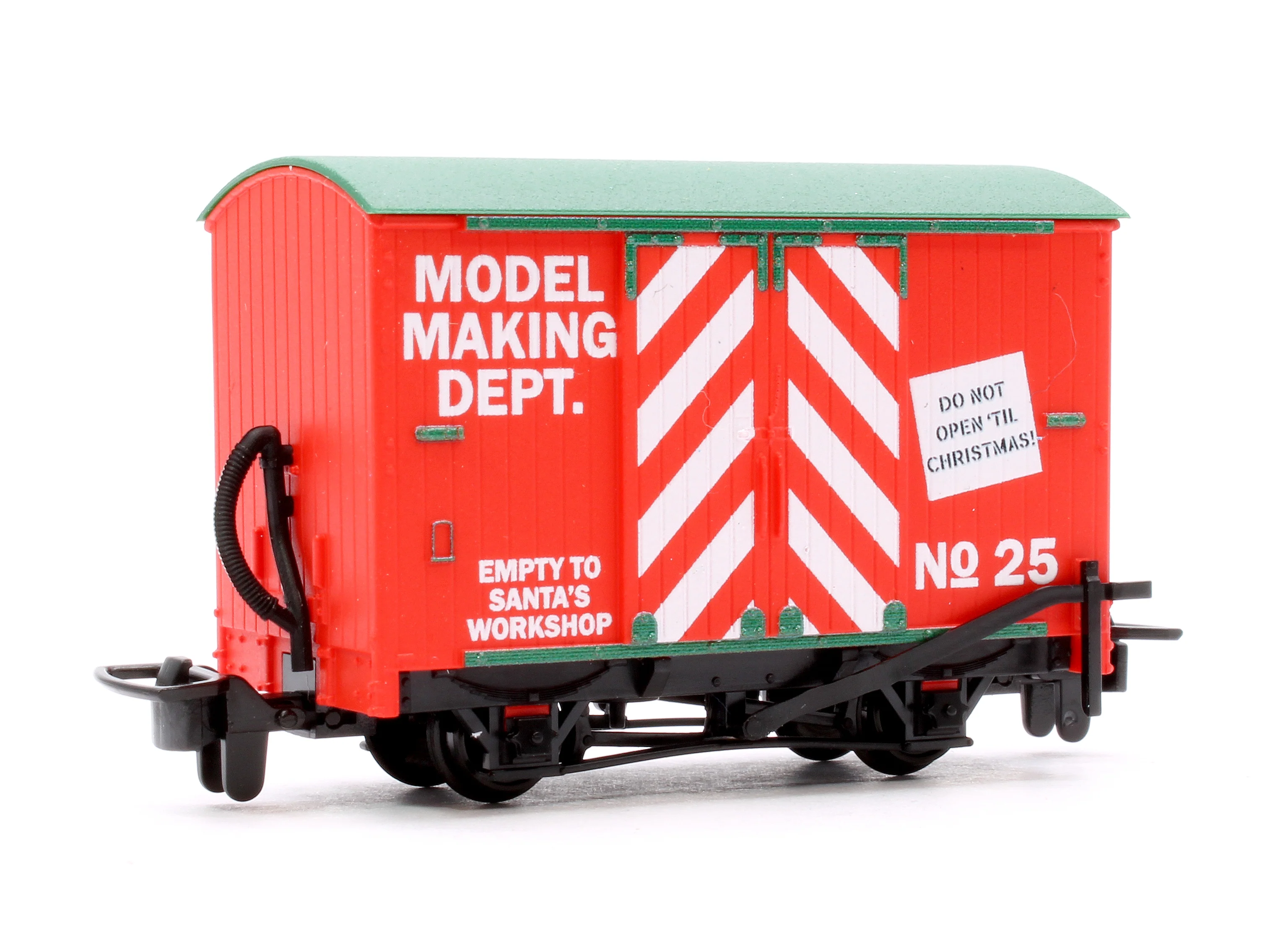 GR910 Peco Great Little Trains, OO9, Lynton & Barnstaple Box Van, Christmas Santa's Workshop