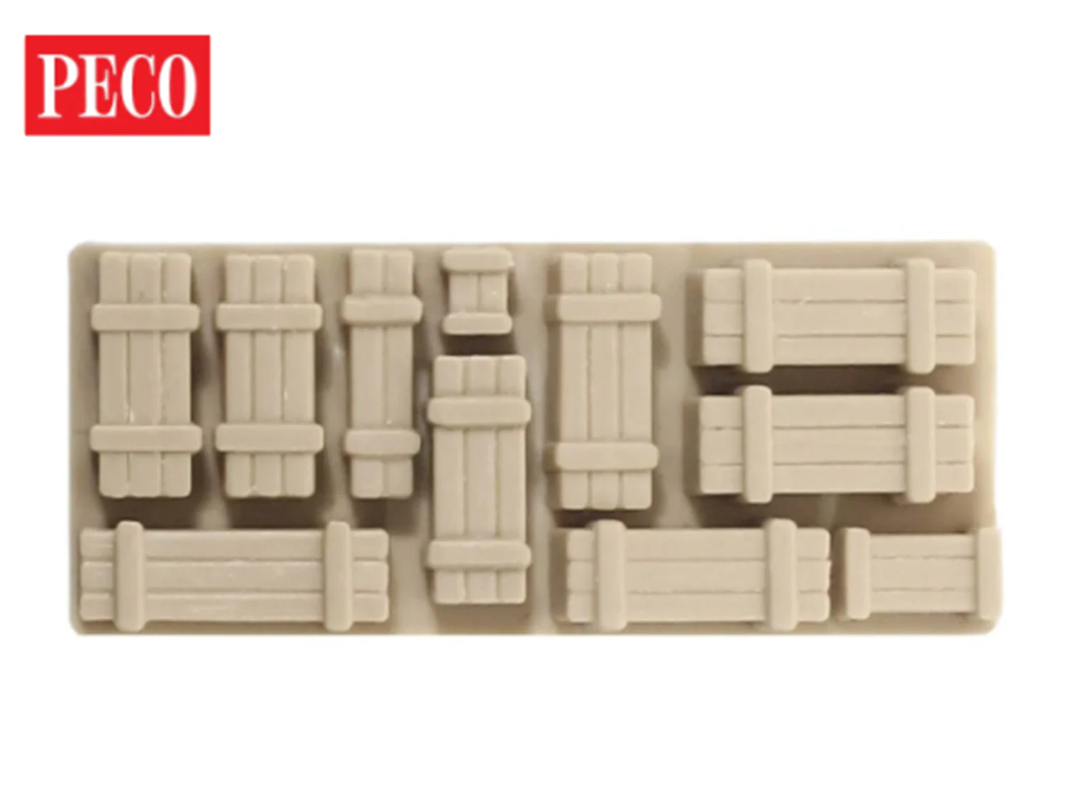 NR205 Crates, natural/timber colour Wagon Load (Pack of 4)