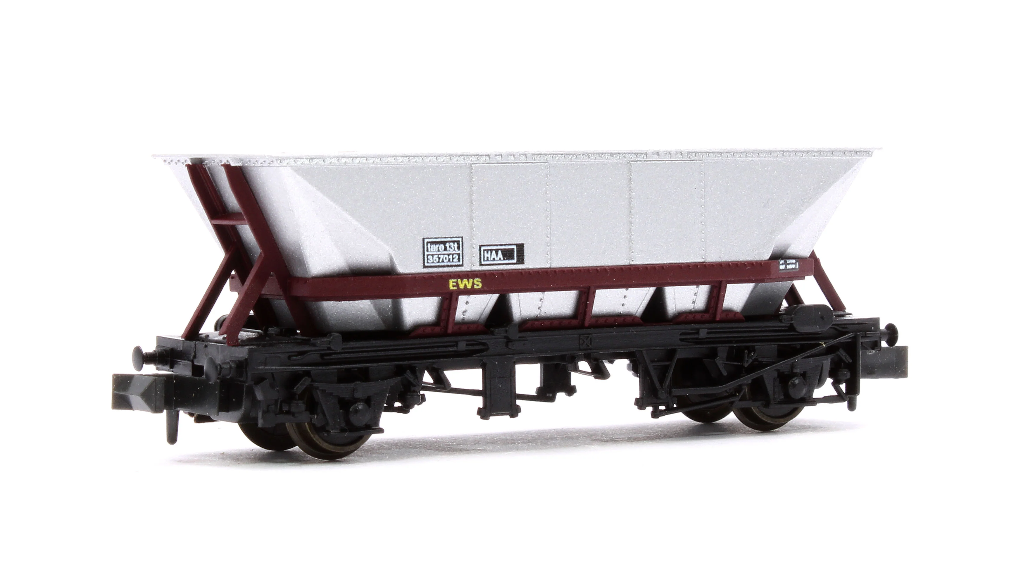 NR303 EWS Maroon HAA MGR Coal Hopper Wagon No.357013 - Image 3