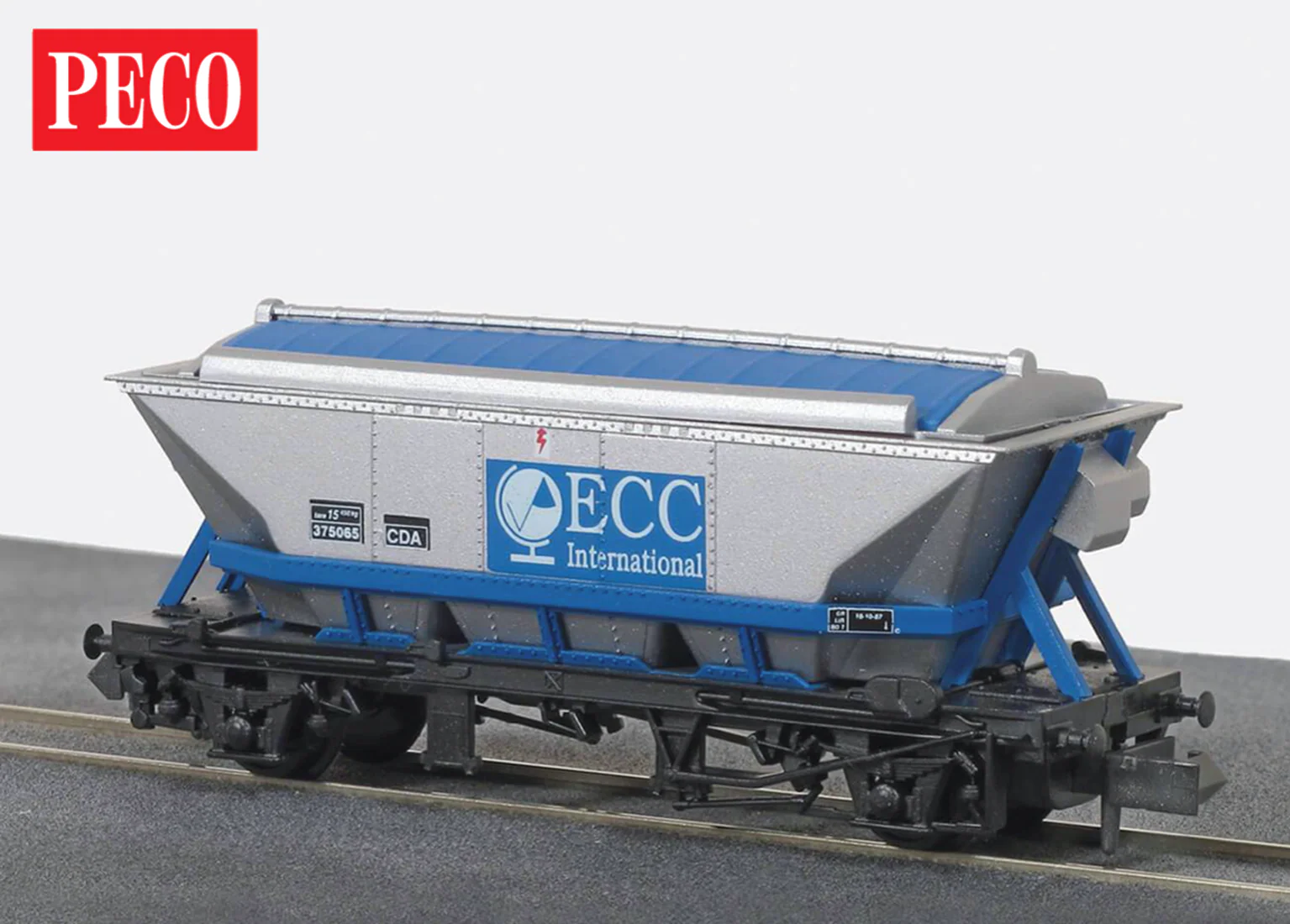 NR305 CDA' China Clay Hopper Wagon ECC Blue No.375065