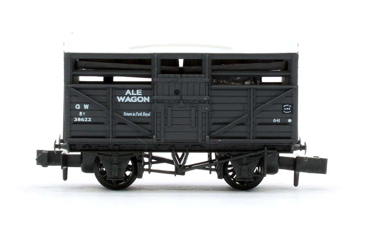 NR46A GWR Ale Wagon including Load No.38622 - Image 2