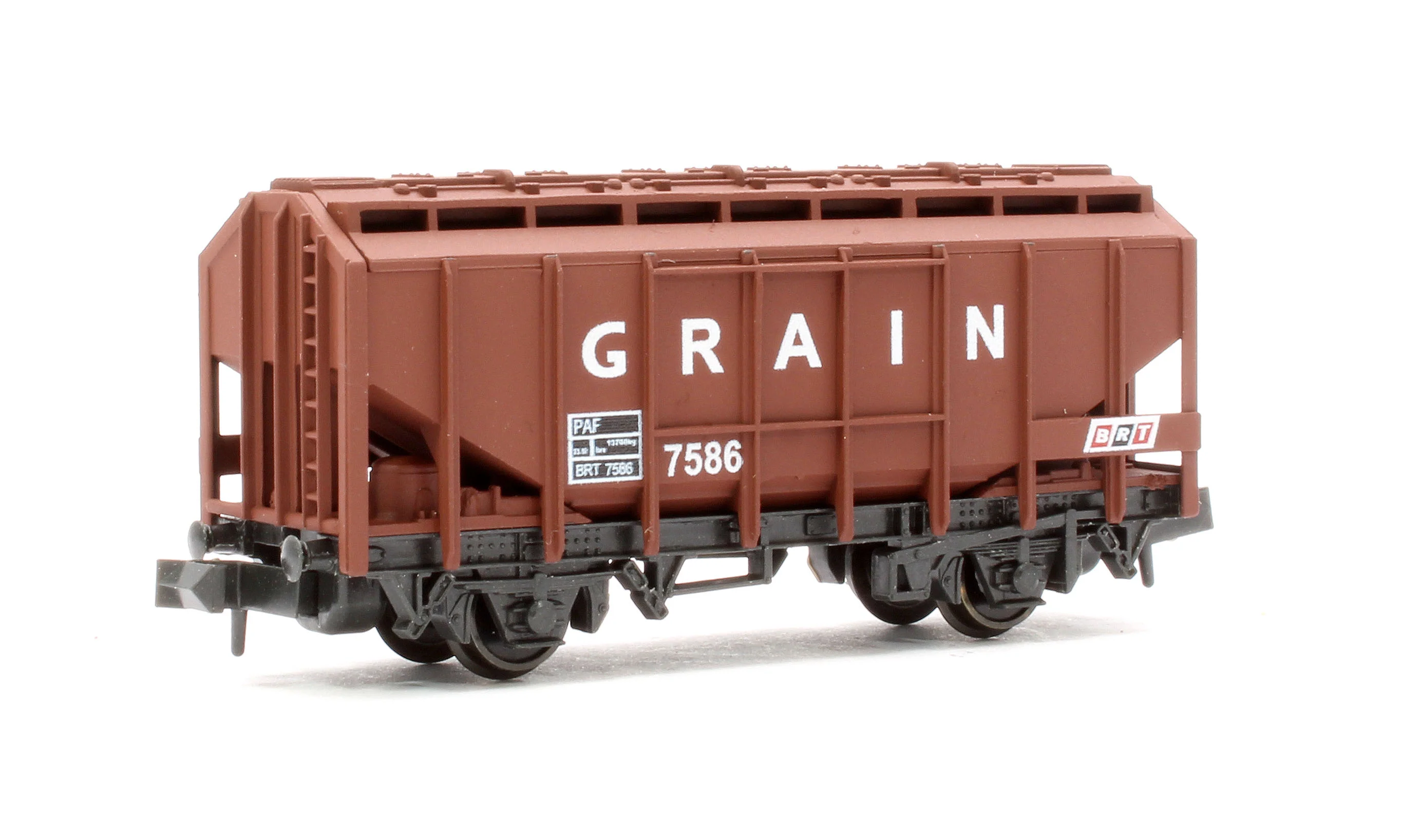 NRP66 Brown Grain Wagon No.7586 - Image 3