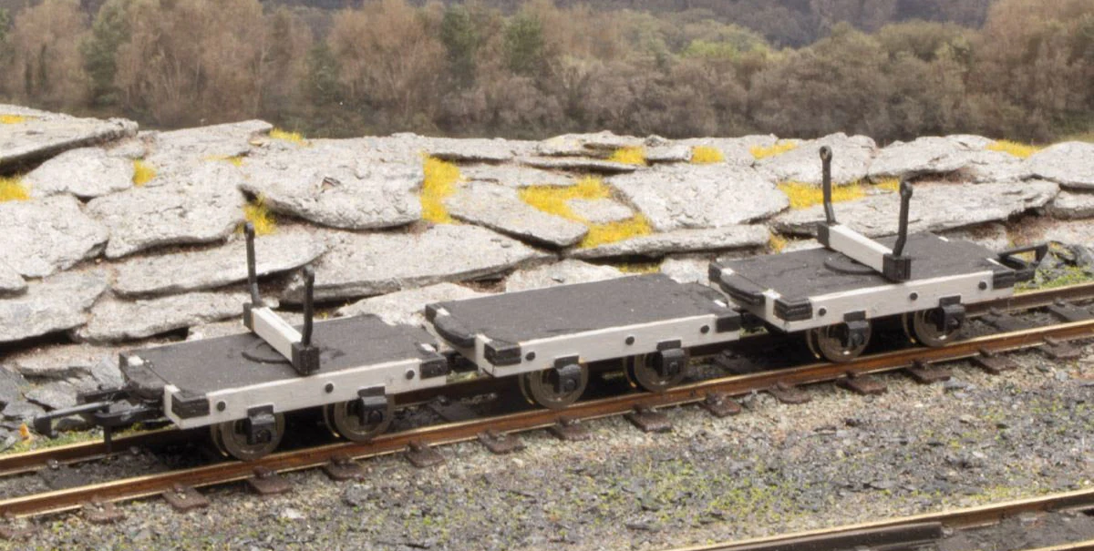 OR163 O-16.5 (NG7) Bolster Wagons (3) Lasercut Kit