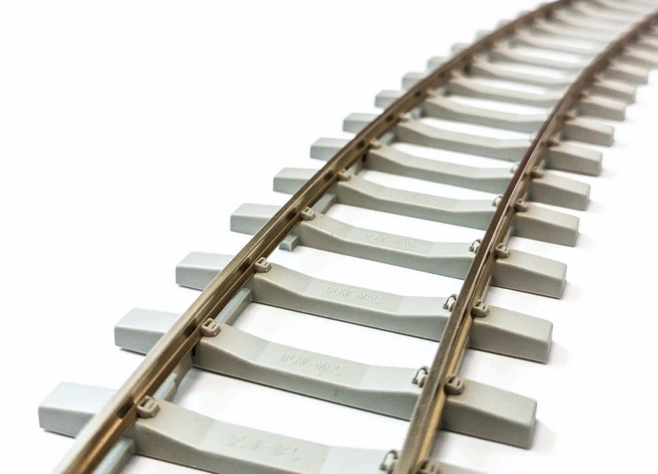SL702FBSINGLE 1 Yard O Gauge Code 143 Flexi Track Concrete Sleeper (Ties) Flat Bottom - Single