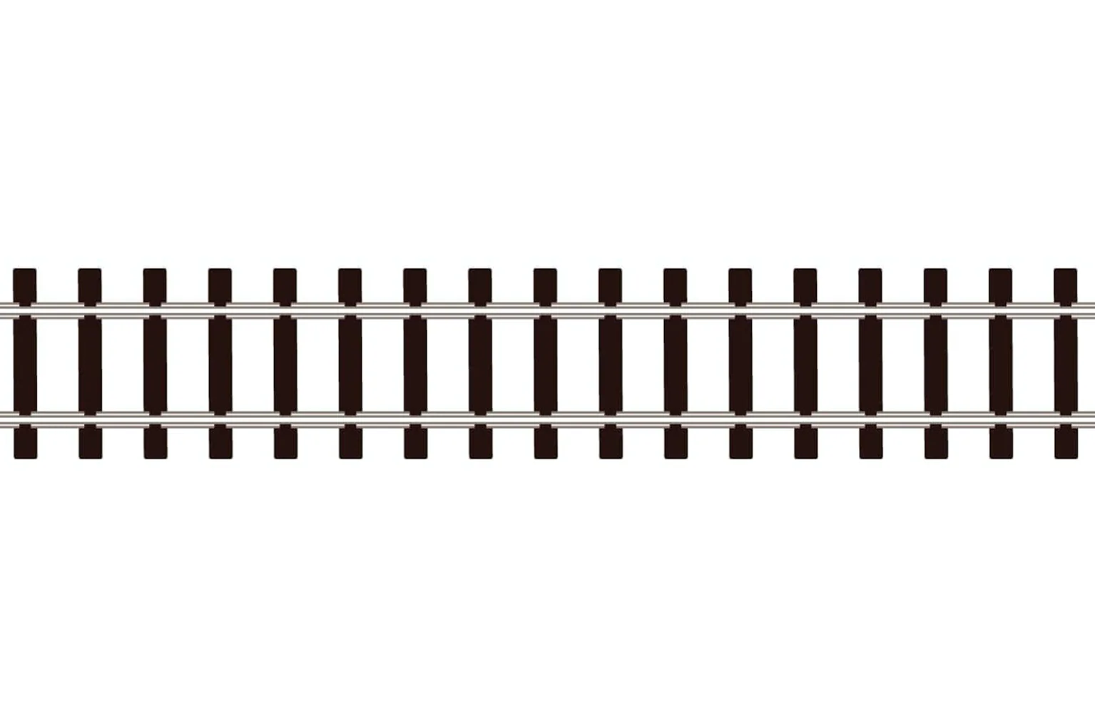 SL300SINGLE 1 Yard Code 80 Nickle Silver Flexible Track with Wooden Type Sleepers - Single