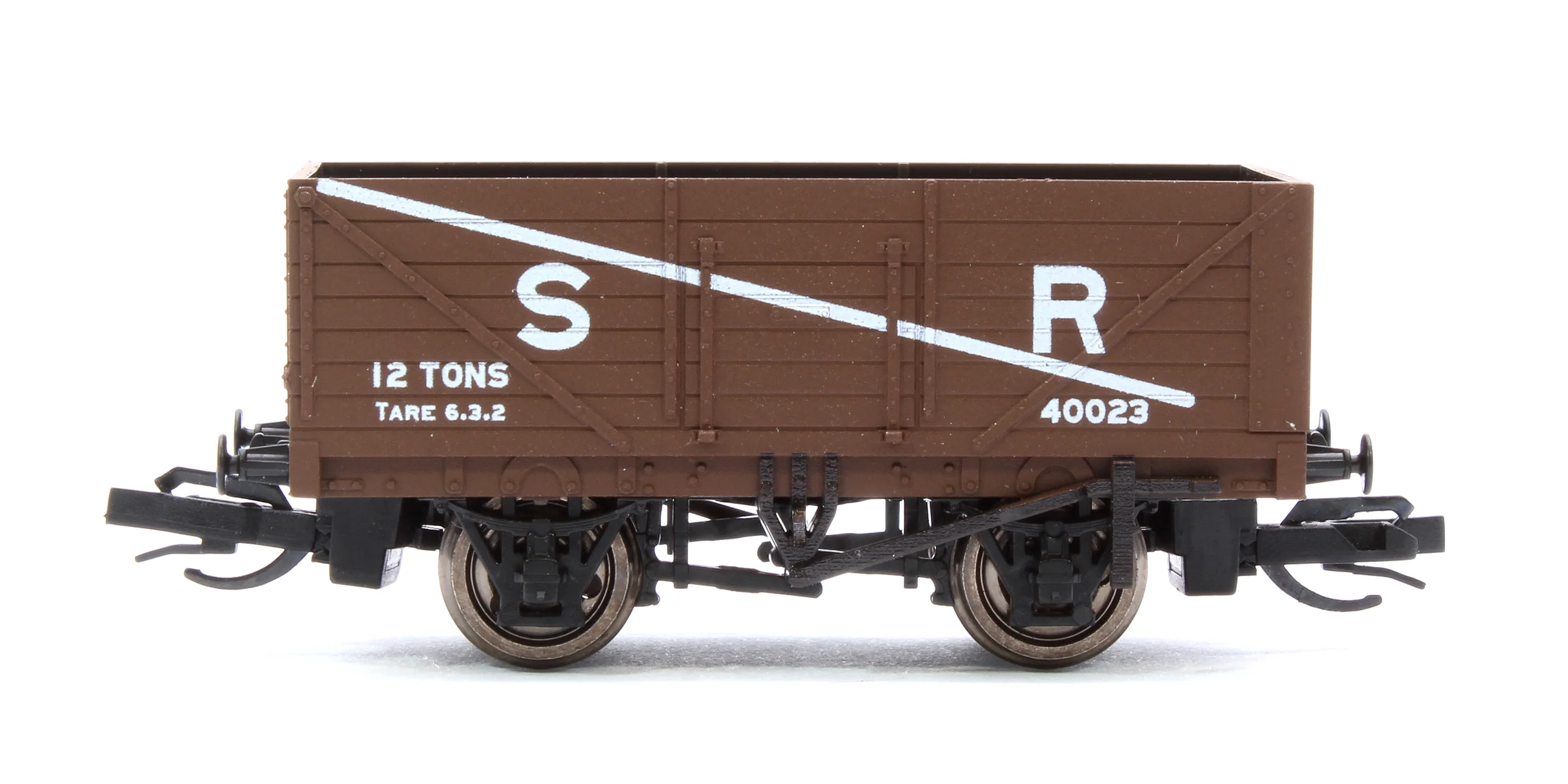 TTR7002S TT:120 Scale SR Brown 7-Plank Open Wagon No.40023 - Image 2