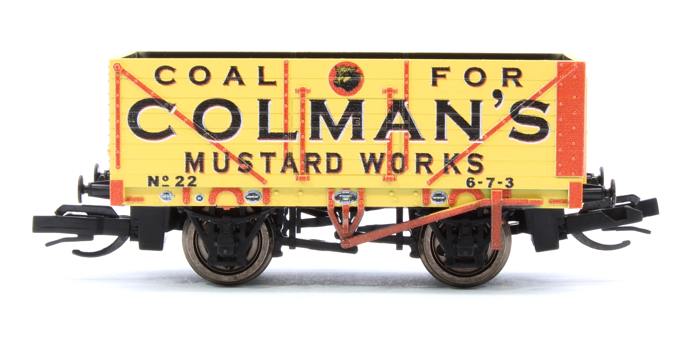 TTR7006P TT:120 Scale Colman's 7-Plank Open Wagon No.22 - Image 2