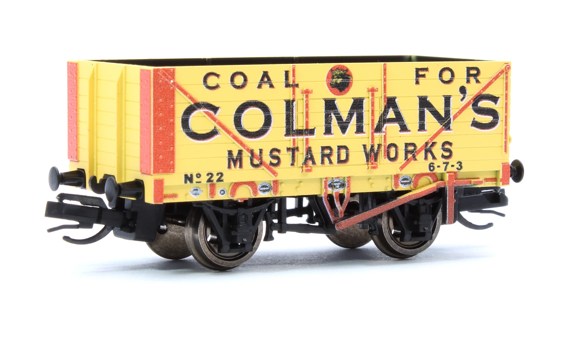 TTR7006P TT:120 Scale Colman's 7-Plank Open Wagon No.22 - Image 3