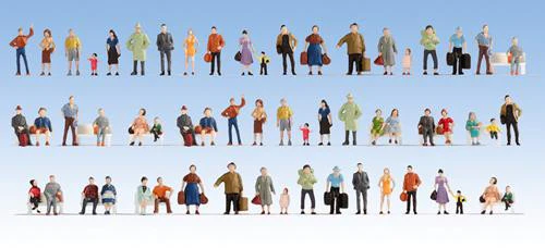 GM3910121 TT:120 Gauge People (60) Mega Economy Hobby Figure Set