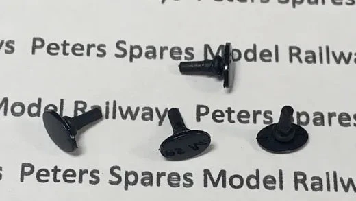 PS106 Replacement Hornby S8910 Oval Buffers (4 Pack) Plastic