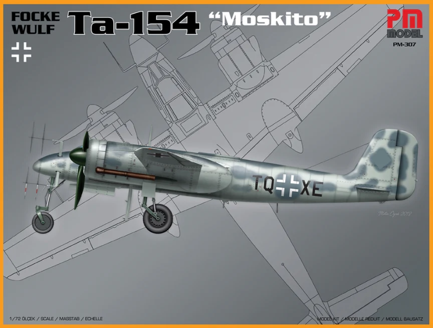 PKPM307 Focke Wulf Ta-154 Moskito Model Kit