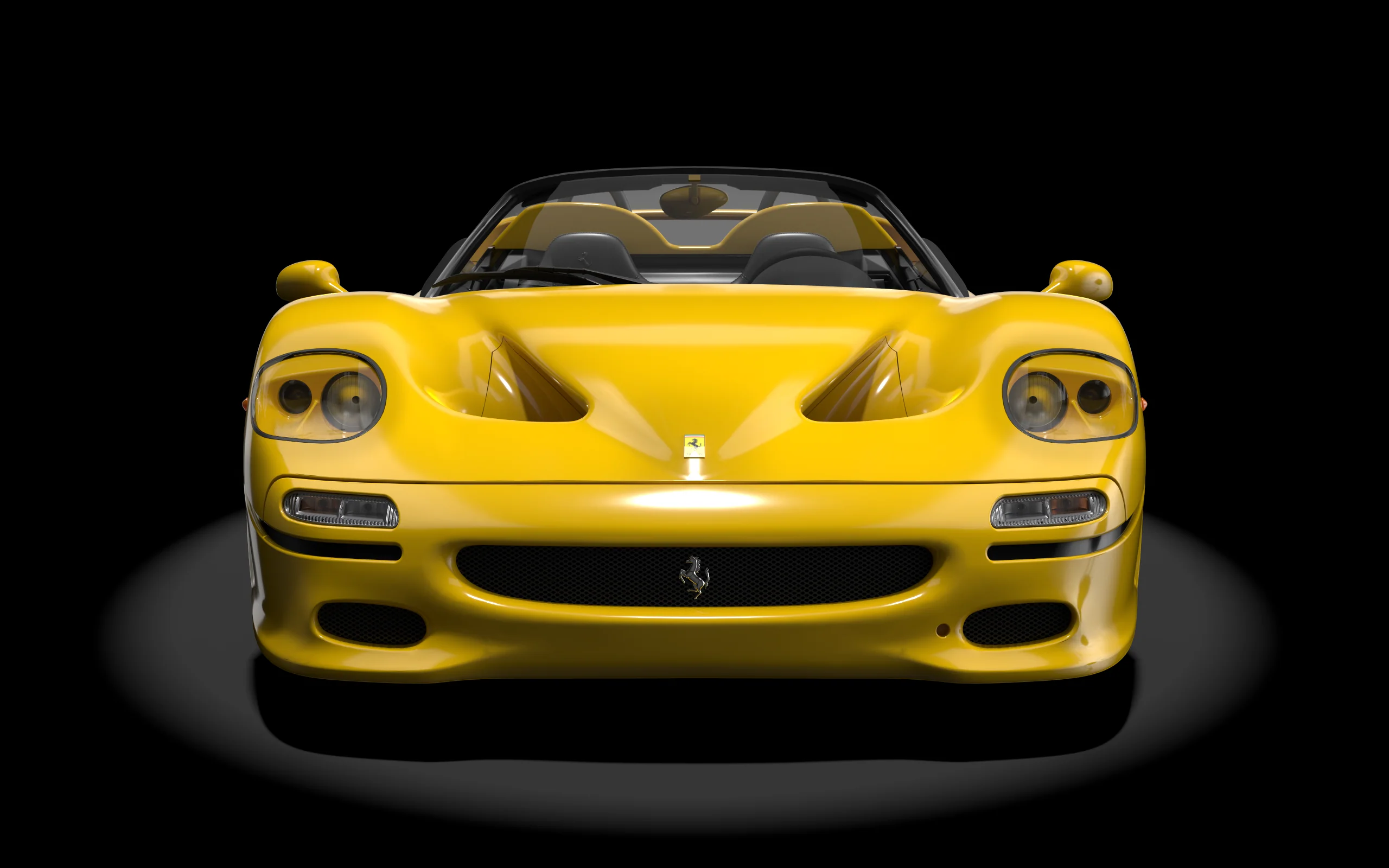 HK63 Ferrari F50- Giallo Modena - Image 2