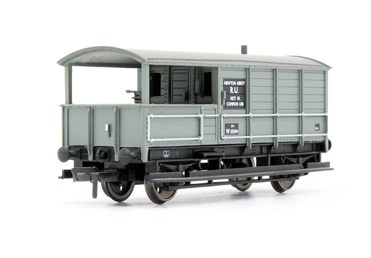 Pre-Owned 20 Ton Toad Brake Van BR Grey 'W35894'