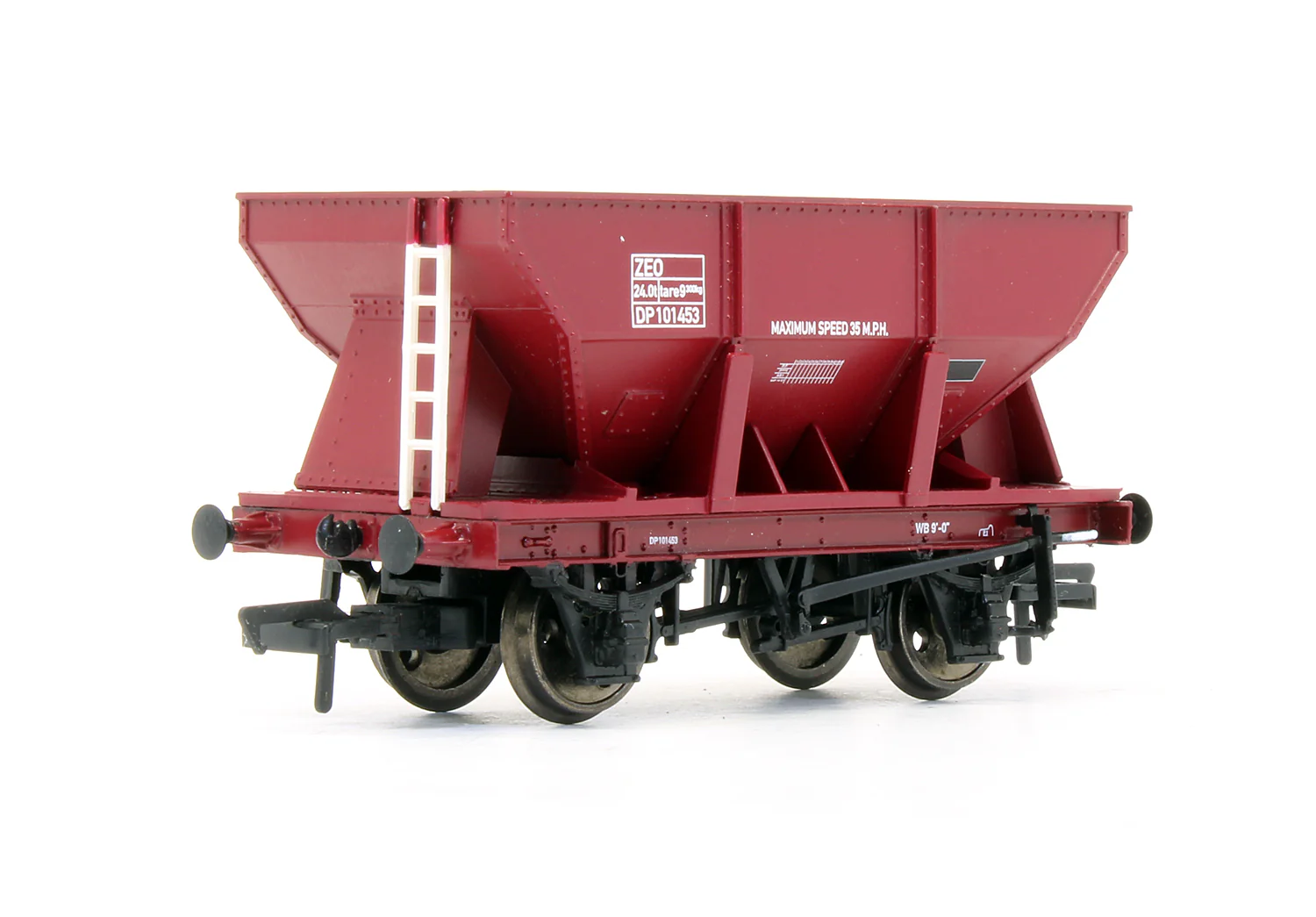 Pre-Owned 37-505 24T Ore Hopper ZEO Wagon Gulf Red 'DP101453' - Image 2