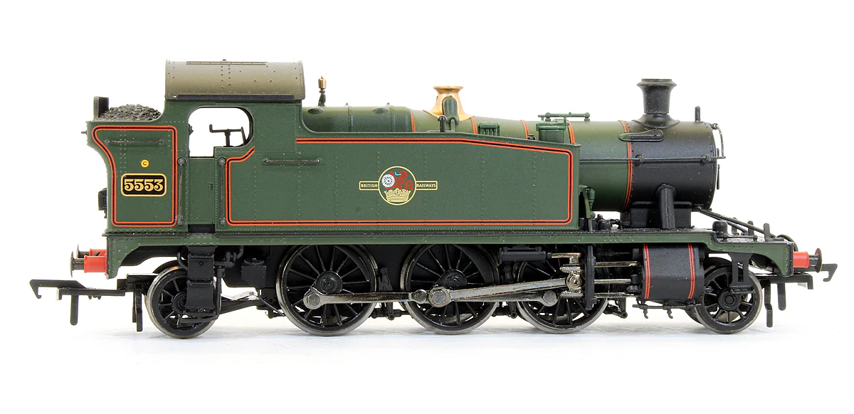 Pre-Owned 32-135Z 4575 Tank 5553 BR Lined Green Late Crest Steam Locomotive - Image 3