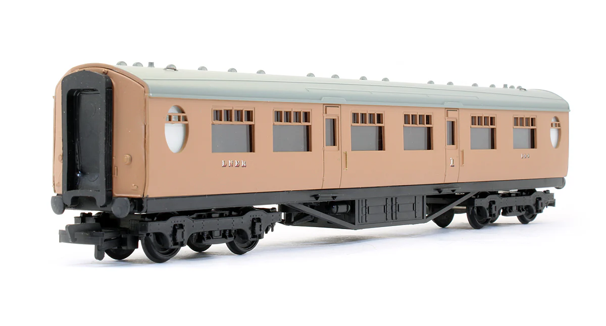 34-402 Pre-Owned 59' 6" Thompson Composite Coach LNER Post War Brown '144' - Image 2
