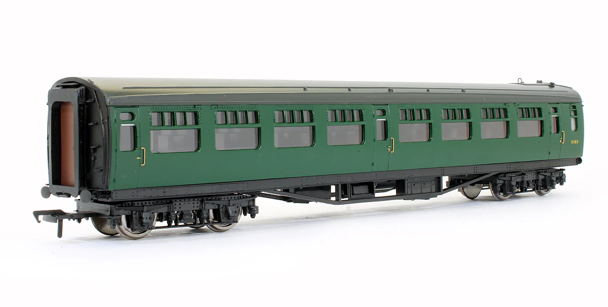 34-529A Pre-Owned 63ft Bulleid 2nd Corridor BR (SR) Green 'S 118S'