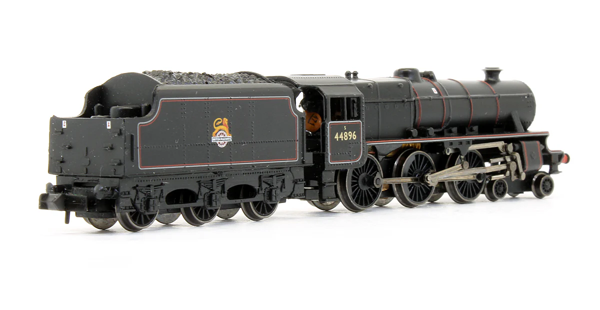 Pre-Owned 372-126 Black 5 44896 Mixed Traffic Lined BR Black Early Emblem Steam Locomotive - Image 2