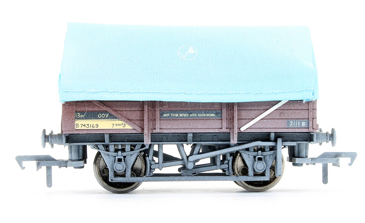33-080 Pre-Owned BR Bauxite China Clay Wagon With Hood (Weathered) - Image 3