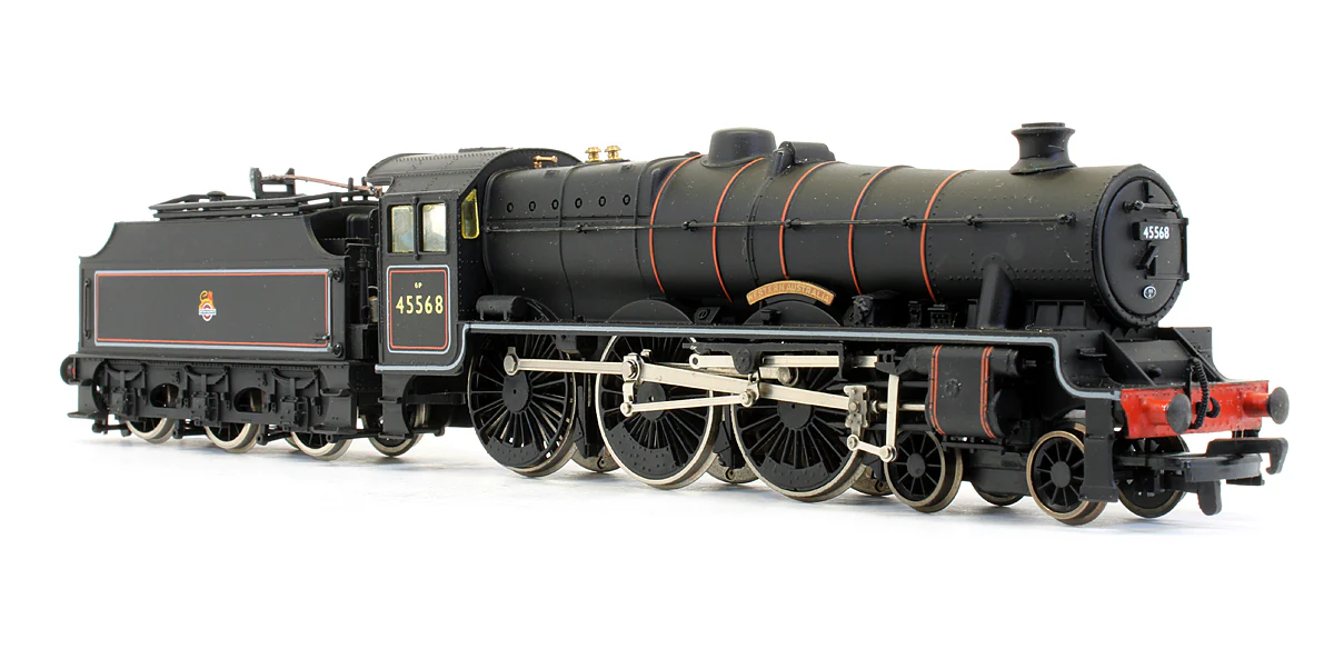 Pre-Owned 31-152 BR Black Lined Early Crest Jubilee Class 'Western Australia' 45568 Steam Locomotive - Image 2