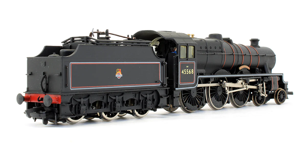 Pre-Owned 31-152 BR Black Lined Early Crest Jubilee Class 'Western Australia' 45568 Steam Locomotive - Image 4