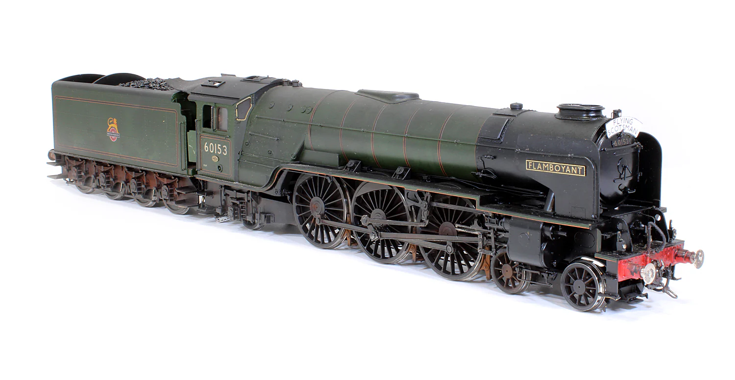 RN-60153 Pre-Owned BR Green 4-6-2 A1 'Flamboyant' 60153 Steam Locomotive - With Smoke - DCC Sound - Renamed & Numbered - Custom Weathered - Image 2