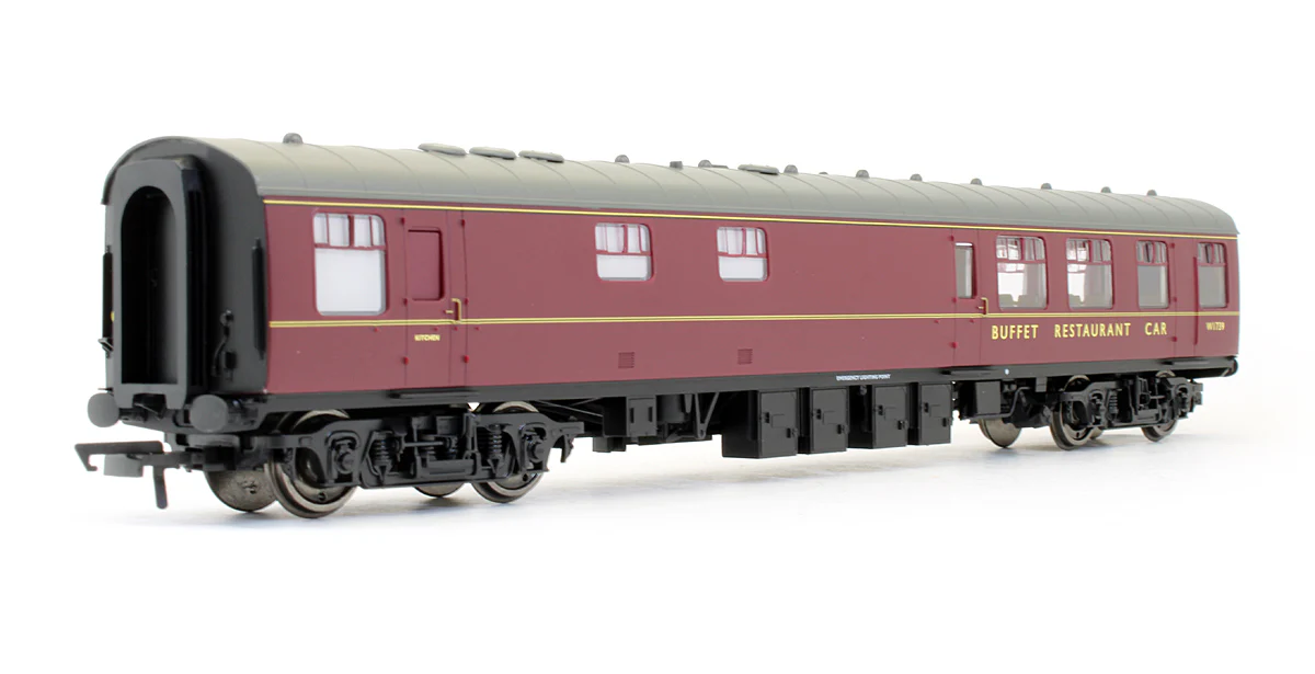 Pre-Owned R4971 BR Maroon MK1 Restaurant Buffet Coach 'W1739' - Image 2